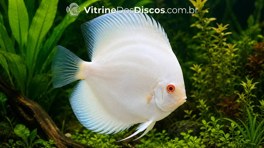 Imagem de Acará-Disco Albino Platinum